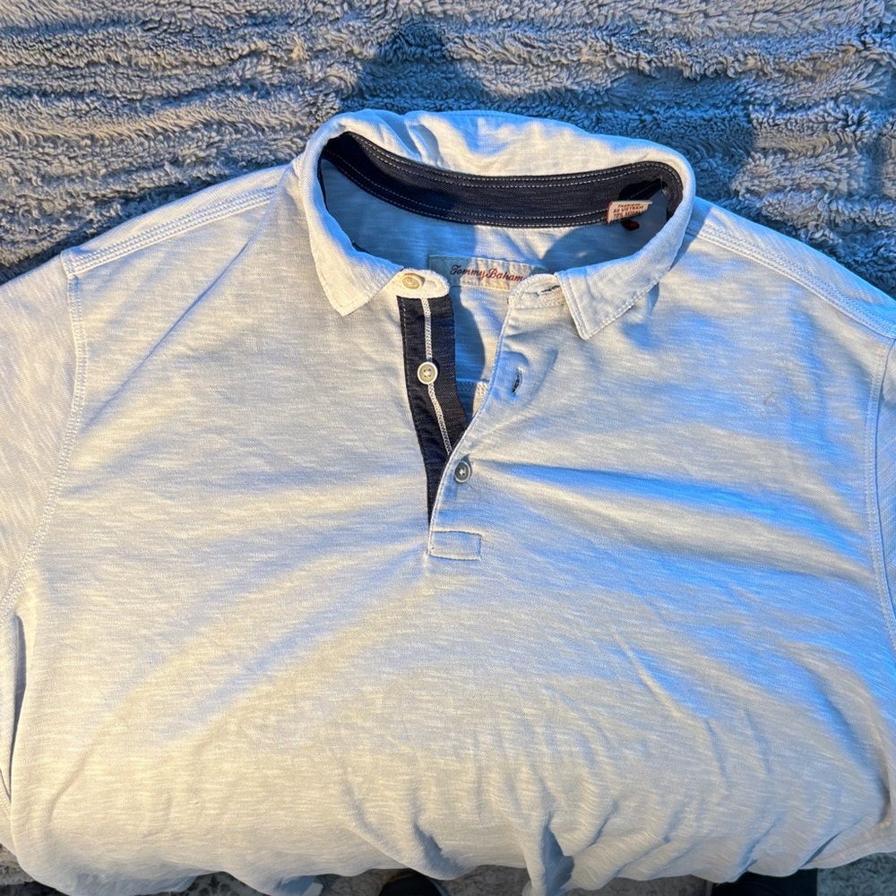Tommy Bahama Light Blue Polo Shirt